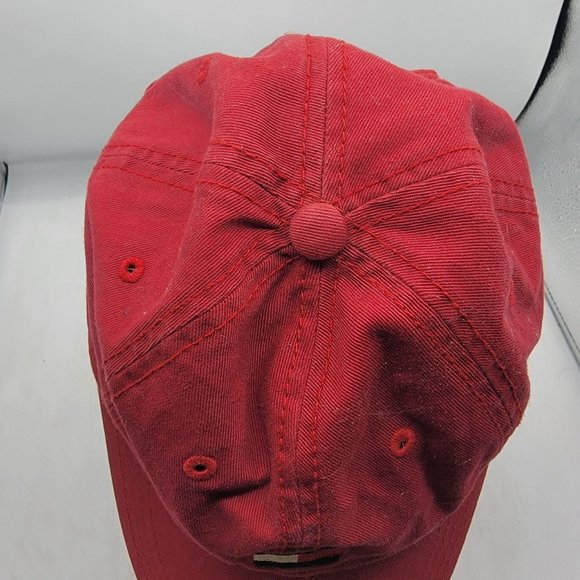 Tommy Hilfiger Embroidered Ardin Hat Cap Red Casual Adjustable Lightweight - Picture 6 of 11